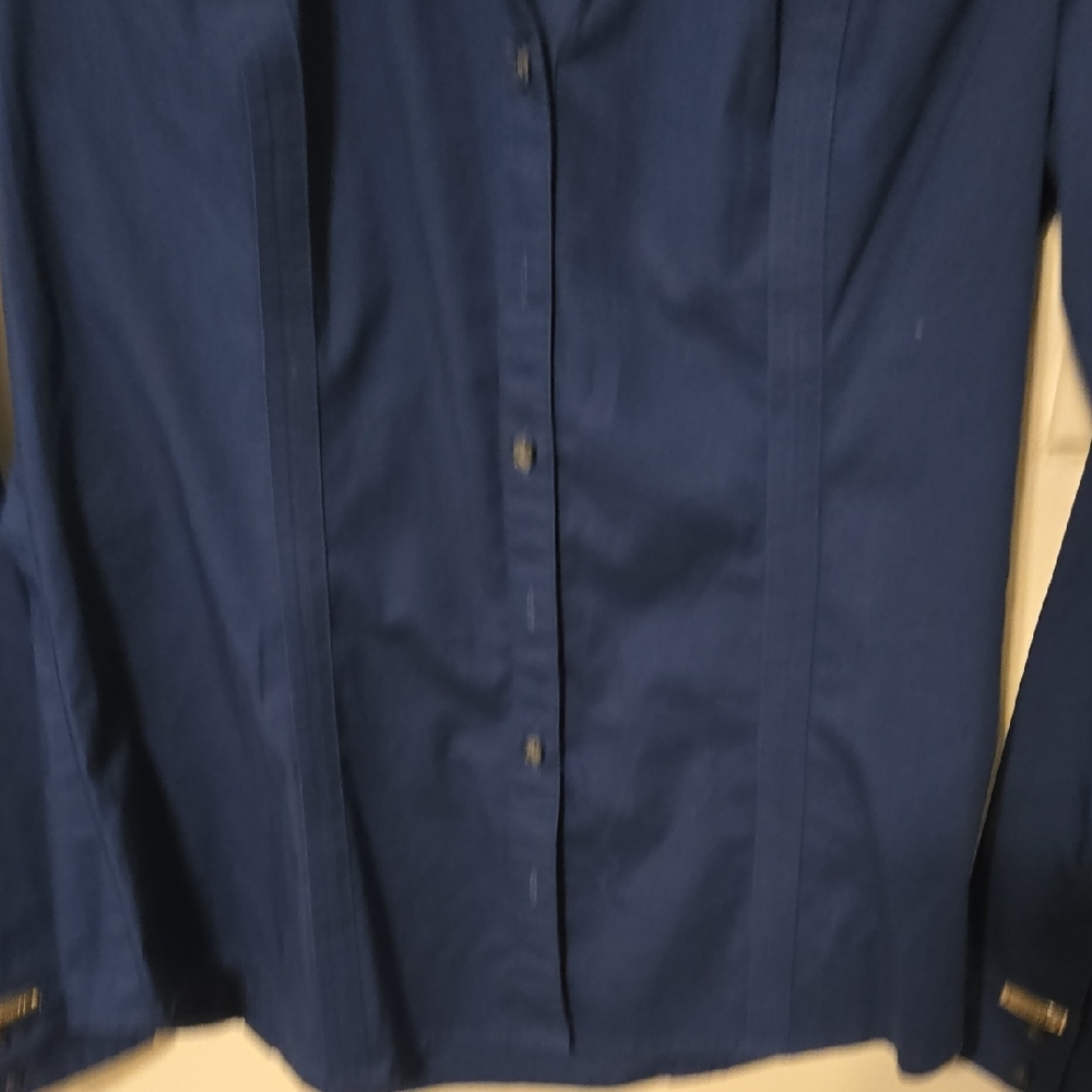 Banana Republic Deep Blue Collared Shirt - Picture 4 of 6